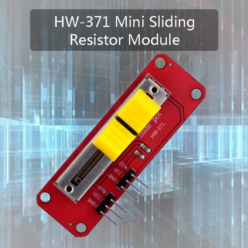 

Mini Slide Potentiometer Electronic Block Sliding Adjustable Resistance Dual Analog Potentiometer Module