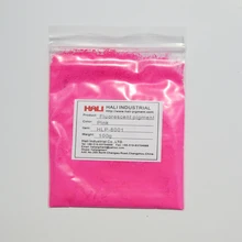 Флуоресцентный порошок, флуоресцентный пигмент, полировка для ногтей, пункт: HLP-8001, цвет: розовый, 1 лот = 100 г, широко используется