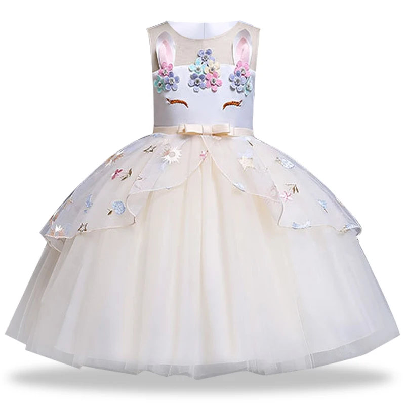 Carnival Unicorn Dress Easter Princess Dress Kids Dresses For Girls Costume Children Birthday Dress Wedding Dress Vestidos 2-10 cheap baby dresses