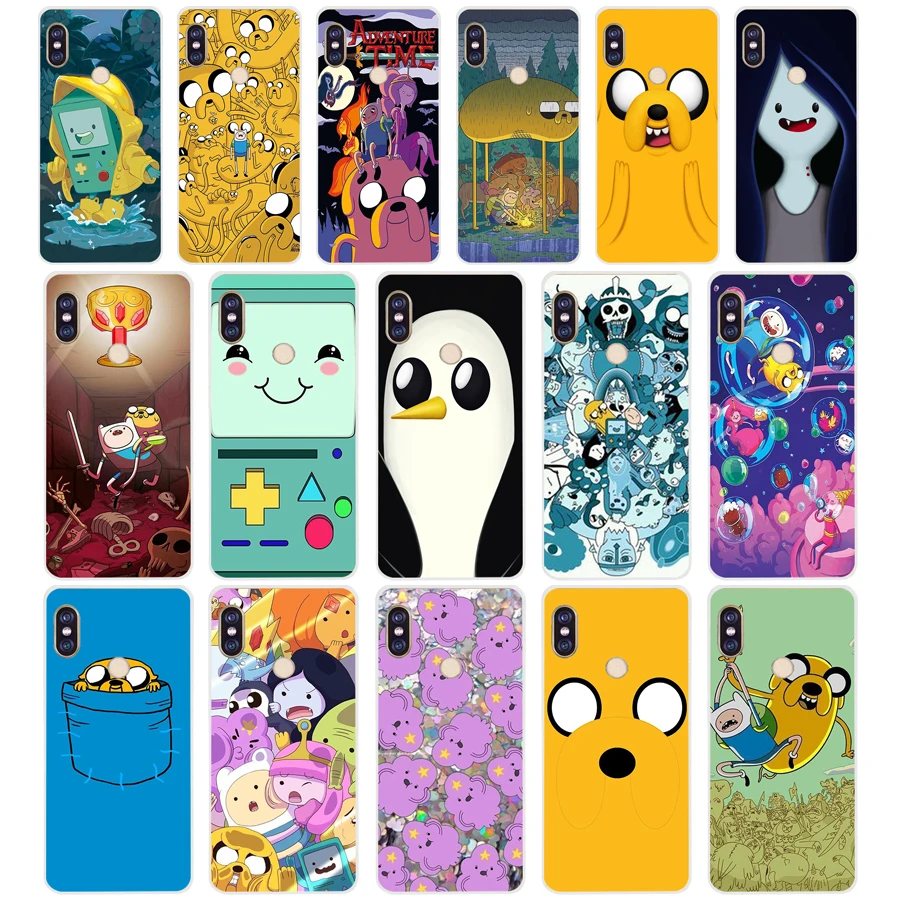 186H adventure time cute Beemo BMO Jake Мягкий силиконовый чехол из ТПУ для телефона xiaomi redmi 6 pro 5 plus