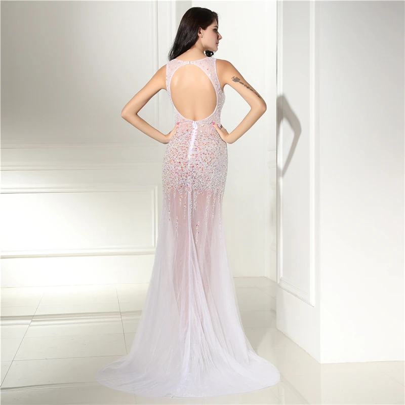 Forevergracedress Сексуальная Иллюзия платье для выпускного вечера спинки V Средства