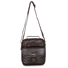 Натуральная винтажная кожаная мужская сумка-мессенджер сумка для мужчин 7141Q-1