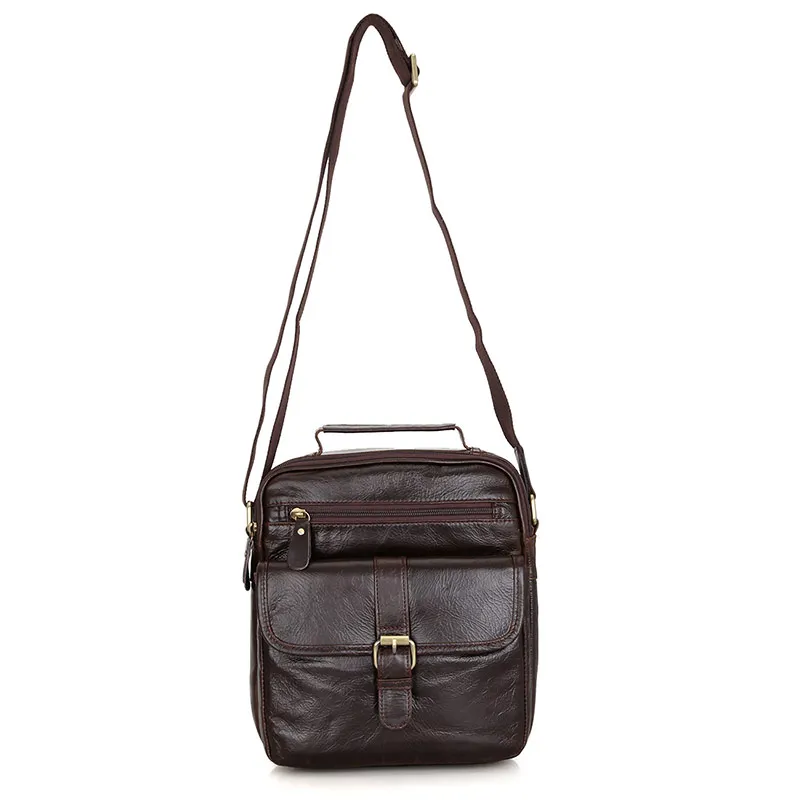 

Real Vintage Leather Men's Messenger Bag Crossboday Purse Sling Bag For Men 7141Q-1