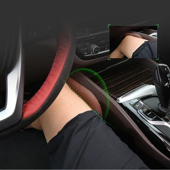 

Car styling Leather Leg Cushion Knee Pad Thigh Support Pillow For Volvo C30 C70 S40 S60 S70 S80 V40 V50 V70 XC60 XC70 XC90 D05