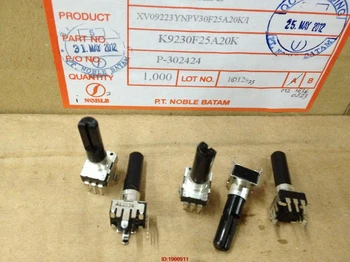 

5pcs/lot Japan NOBLE 09-type vertical single potentiometer A20K A203 handle length 23MMF