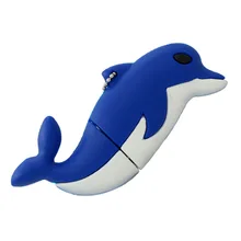 Garunk флешки мини ДЕЛЬФИН Флеш накопитель 4 г 8 г 16 г 32 г мультфильм рыбы карту флэш-памяти с интерфейсом usb печать annimal интерфейсом USB memory stick подарок