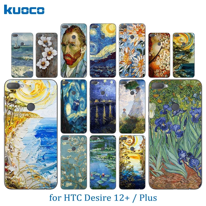 Для HTC Desire 12 Plus + чехол для телефона задняя крышка 6 0 дюймов мягкий тонкий ТПУ