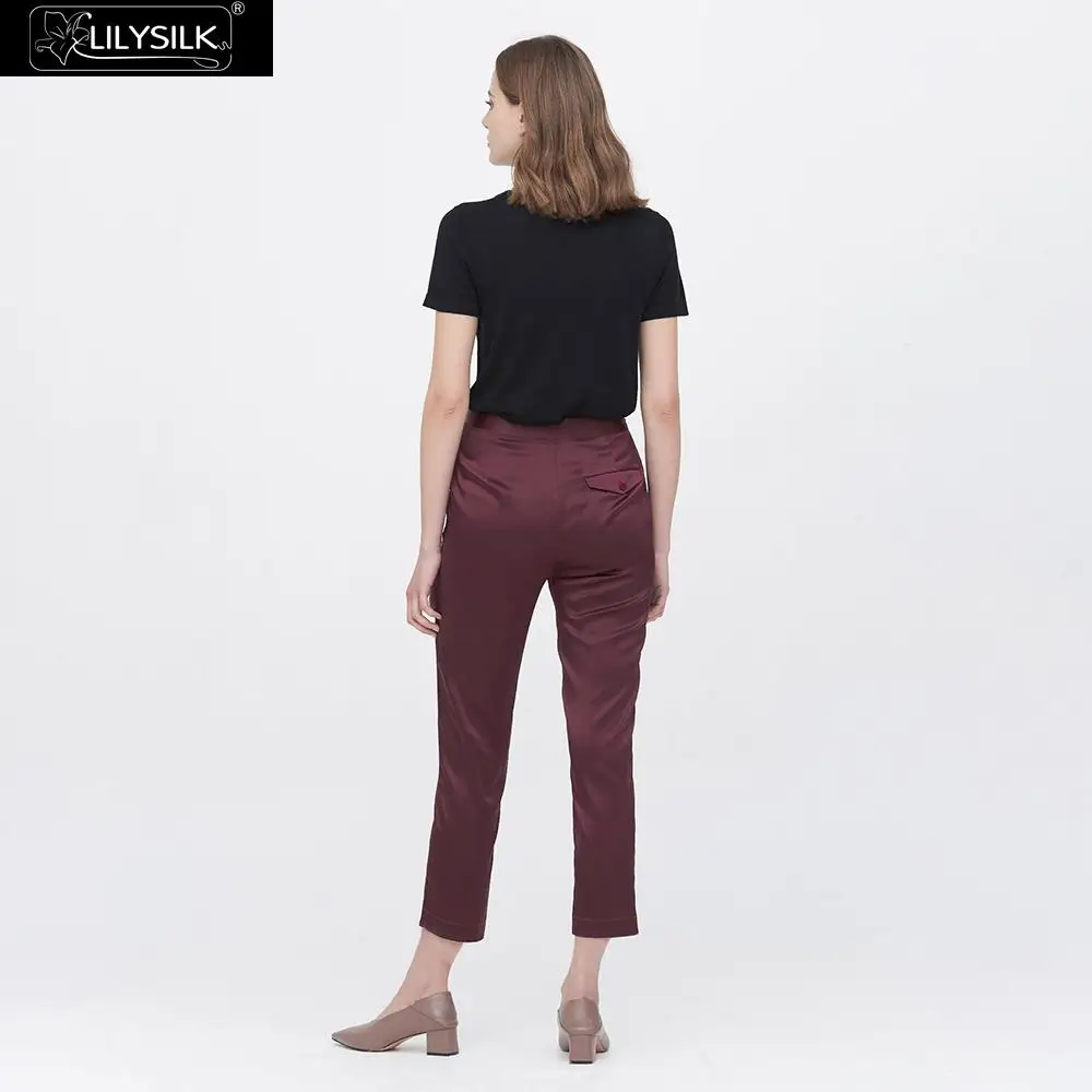 LILYSILK Pant 100 шелк комфорт подходят шелковые трубы женские новые