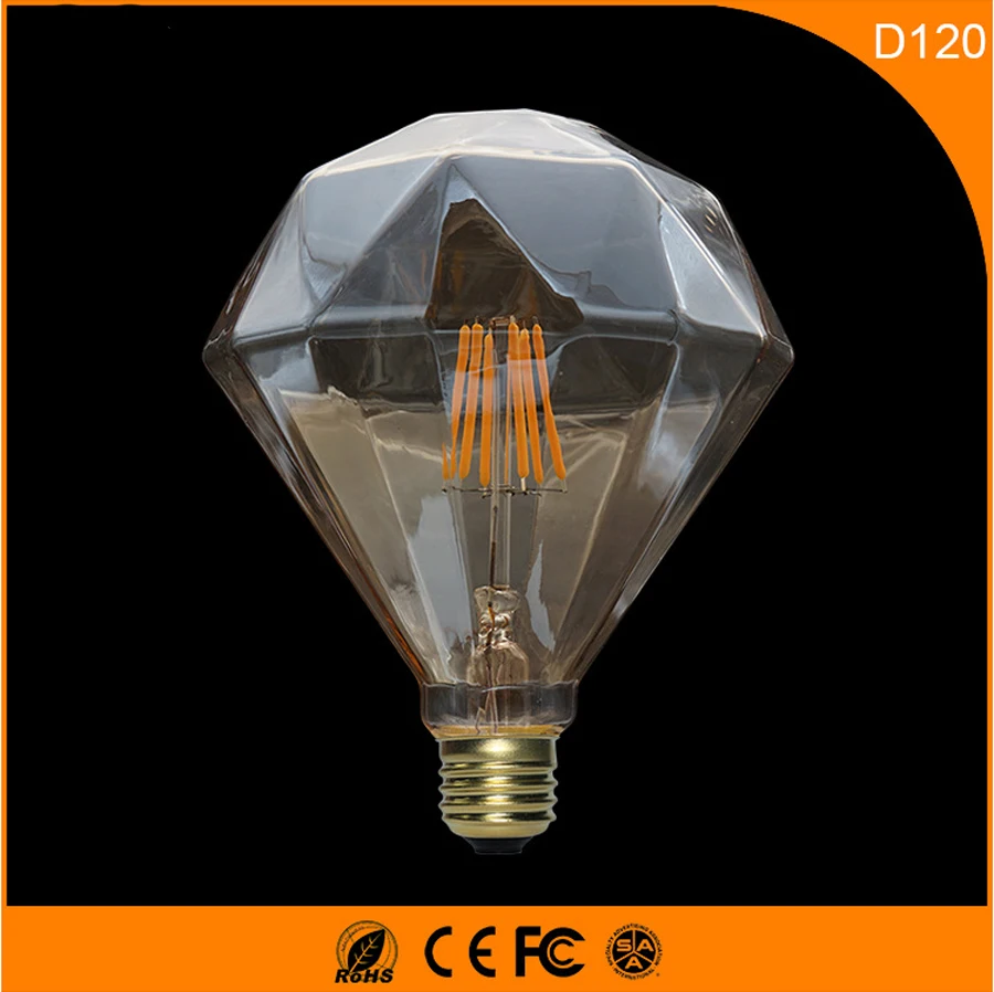 

50PCS 5W Vintage B22 E27 Led Bulb ,D120 Retro Edison Light Bulb For Living Room Bedroom Coffee Bars AC 220-240V