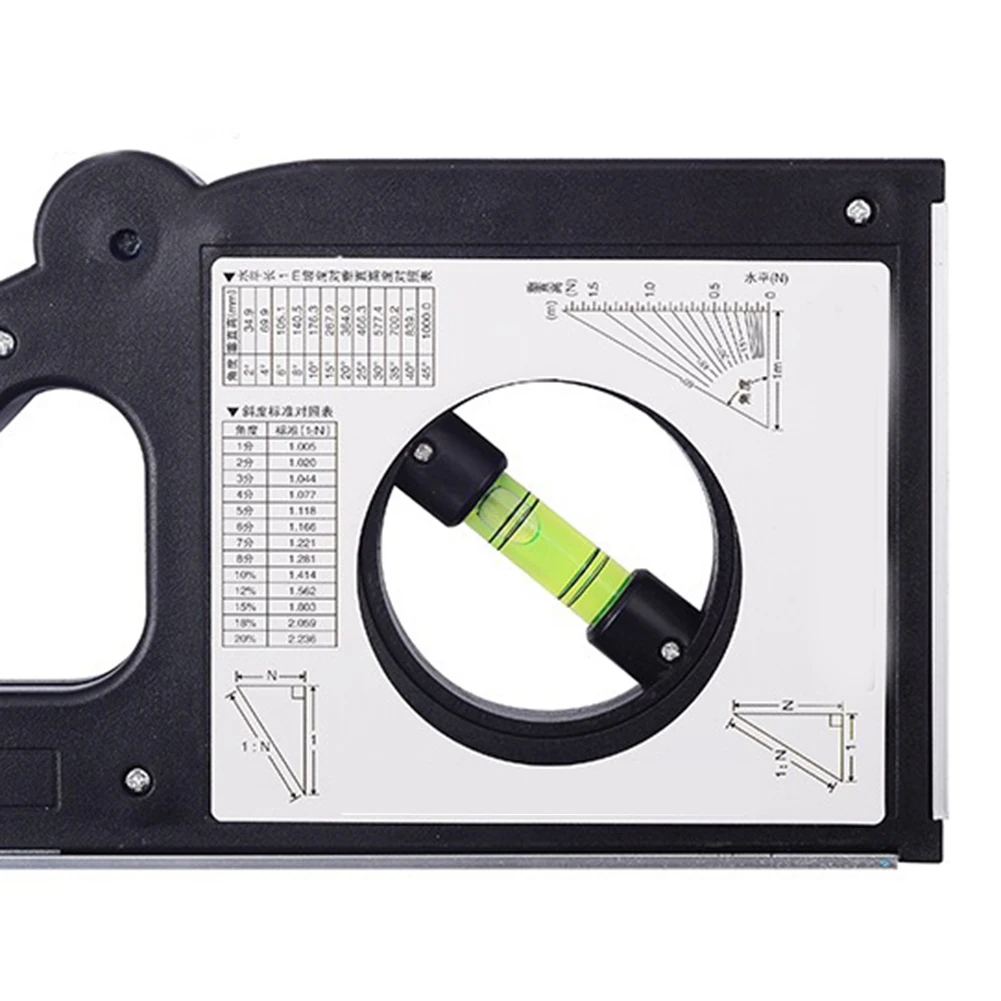 

Horizontal Vertical Angle Slope Measuring Ruler Bevel Protractor Multifunctional Declinometer LO88