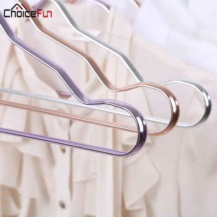 5pcs Rose Gold Metal Closet Skirt Dress Coat Clothing Cloth Metal Closet Skirt Dress Coat