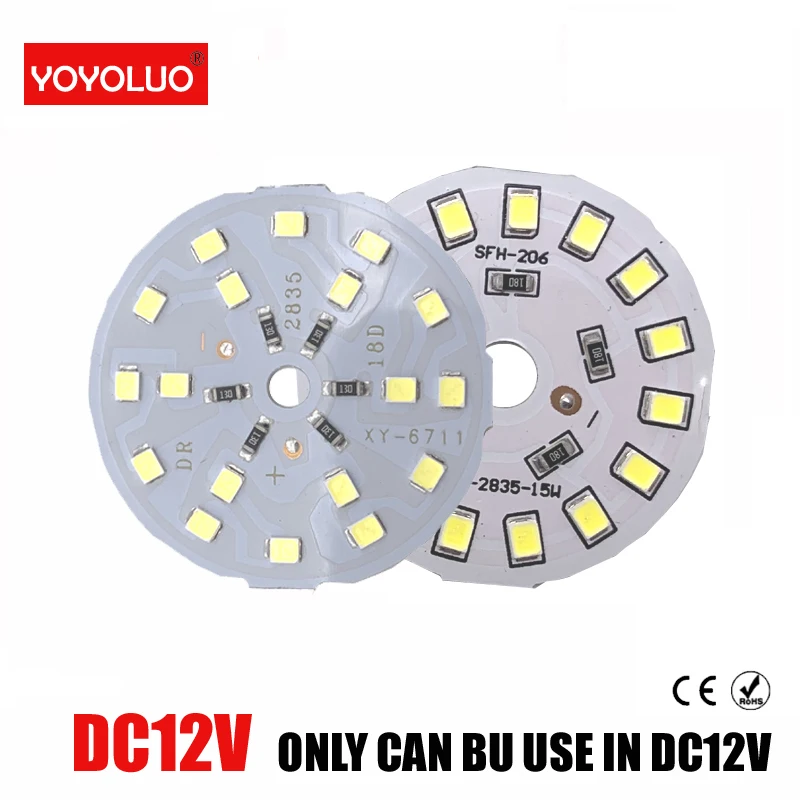 

NEW DC12V LED Lamp Chip 40W 27W 21W 15W 9W LED COB Bulb Lamp DC12V Smart IC Driver Cold Warm White LED Spotlight Floodlight Chip