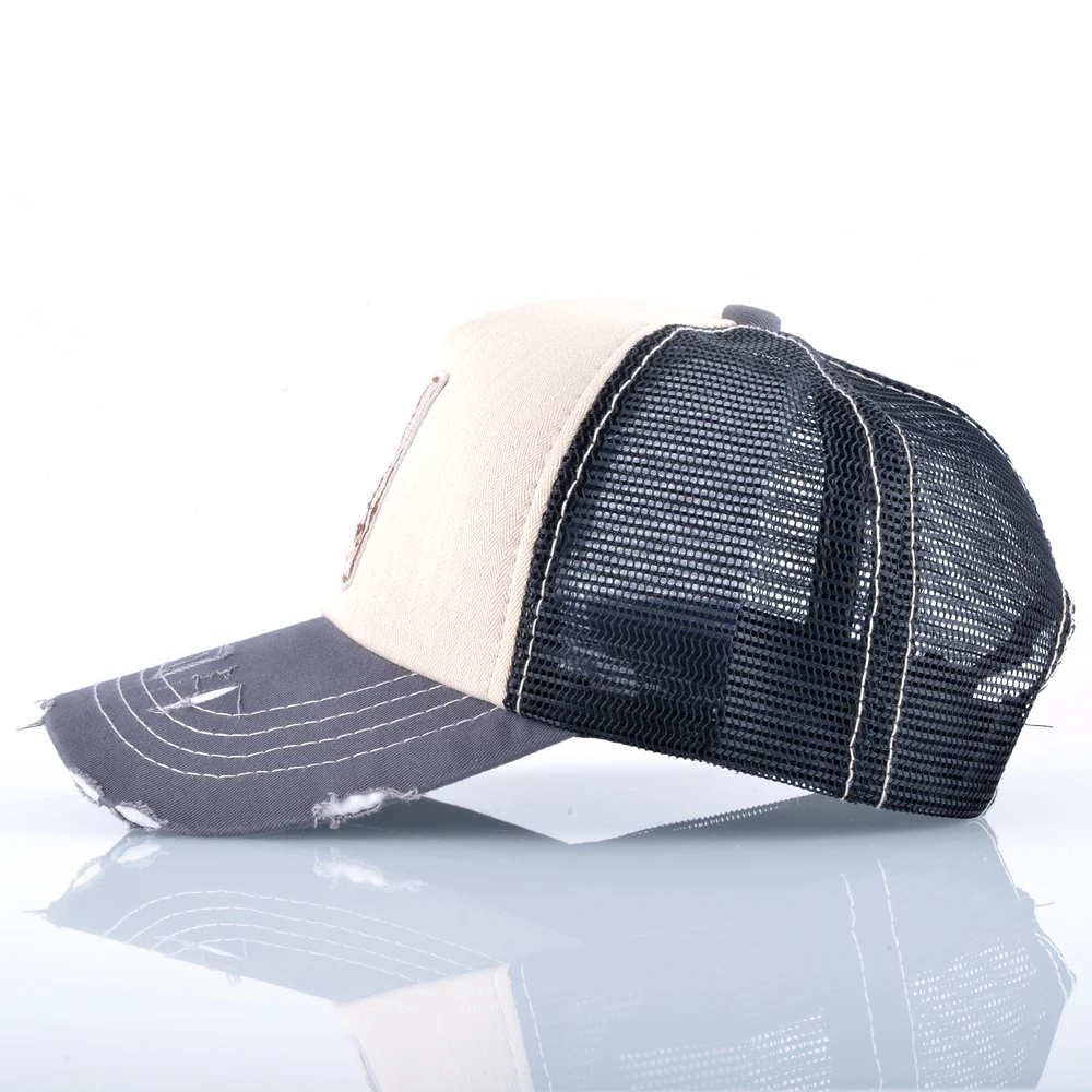 TQMSMY الصيف شبكة قبعة الرجال casquette التطريز الأسد البيسبول كاب للجنسين الهيب هوب العظام عارضة بوكيمون Snapback قبعات النساء الشمس قبعة