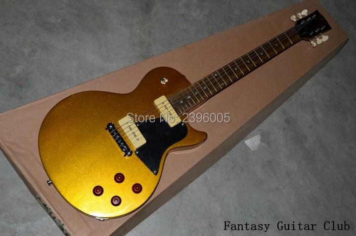 Custom Shop golden color silver flash LP studio Guitar