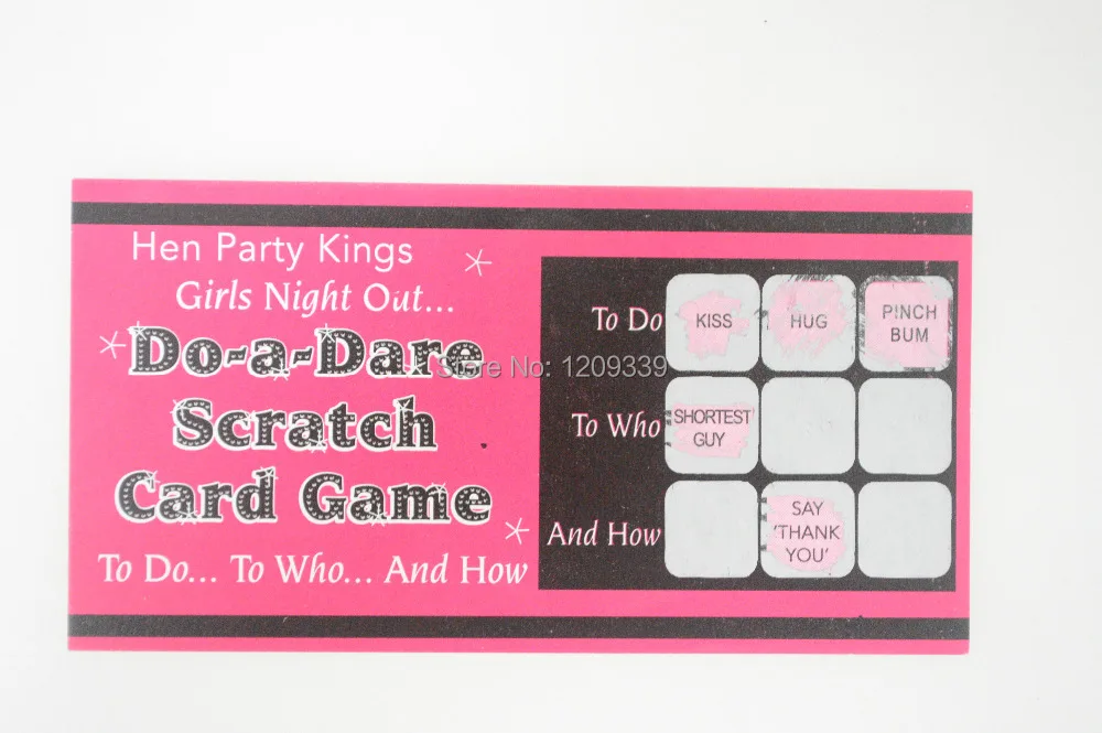 Hen Party S Night Out Bachelor Do A Dare Scratch Card Hen Party S Night Out Bachelor Do A Dare Scratch Card Pack Of 12 Pcs On Aliexpress Alibaba Group