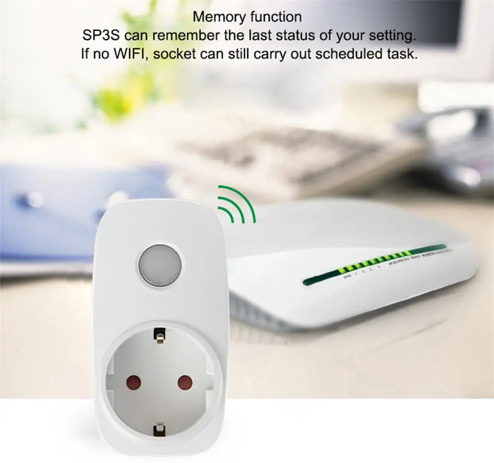 Оригинальная умная розетка Broadlink SP3 SP3S Wi Fi штепсельная вилка стандарта США и ЕС