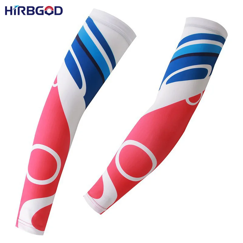 HIRBGOD Sport Cycling Arm Warmers Women Sleeve Cycling Compression Bike