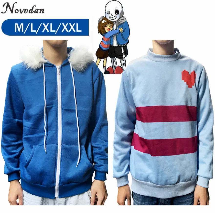 Sans Undertale Cosplay Papyrus felpa con cappuccio blu Costume gioco felpe  donna uomo cerniera felpe con cappuccio felpa giacca invernale cappotto| |  - AliExpress