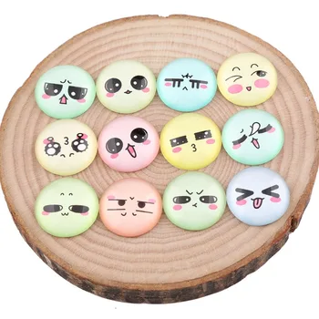 

onwear mix expression face photo round glass cabochon 12mm 14mm 18mm 20mm 25mm 30mm diy jewelry accessories