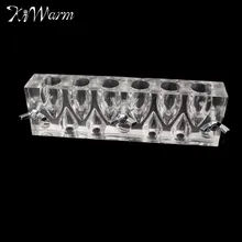 KiWarm 1 шт. пирамидки благовоний пресс-форма 10 отверстий акриловая прозрачная башня для благовоний DIY инструменты ручной работы suulates
