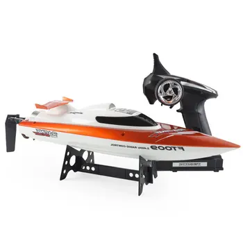 

[Best] 2.4GHz 4CH 30KM/H Remote control High speed speedboat Racing toy RC Racing boat Rowing model 150M Control Distance toy