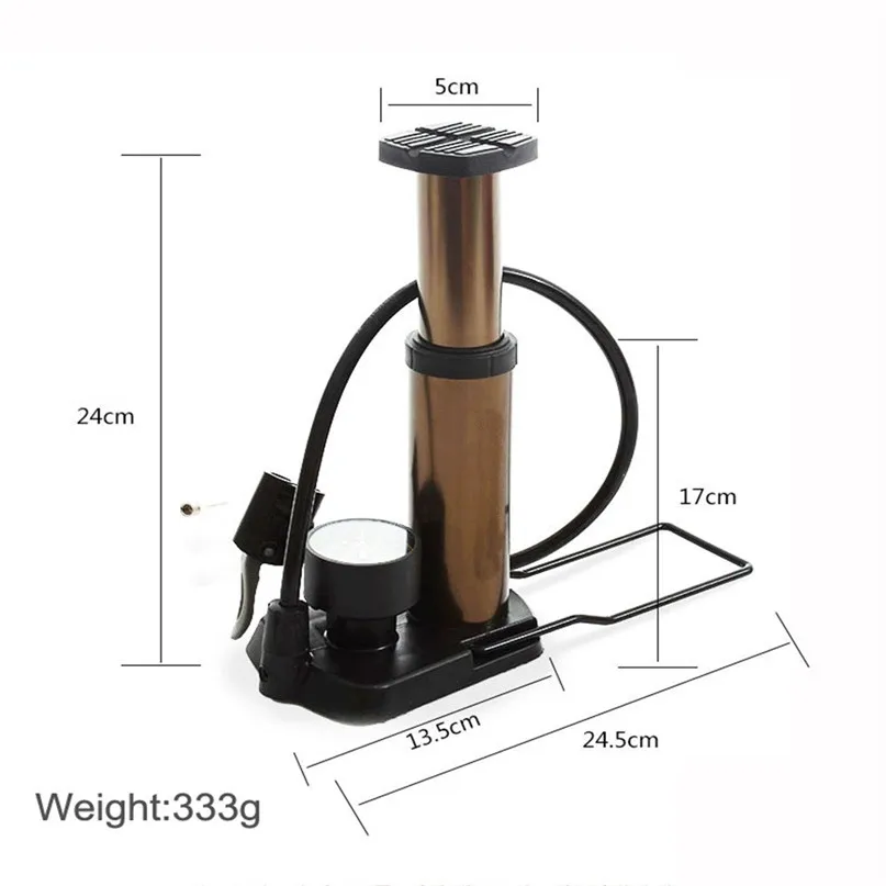 120 Psi High Pressure Bike Pump Bicycle Tire Portable Inflator Mountain Bike Air Pump Bike for bike in bicycle pump #2A24 (1)