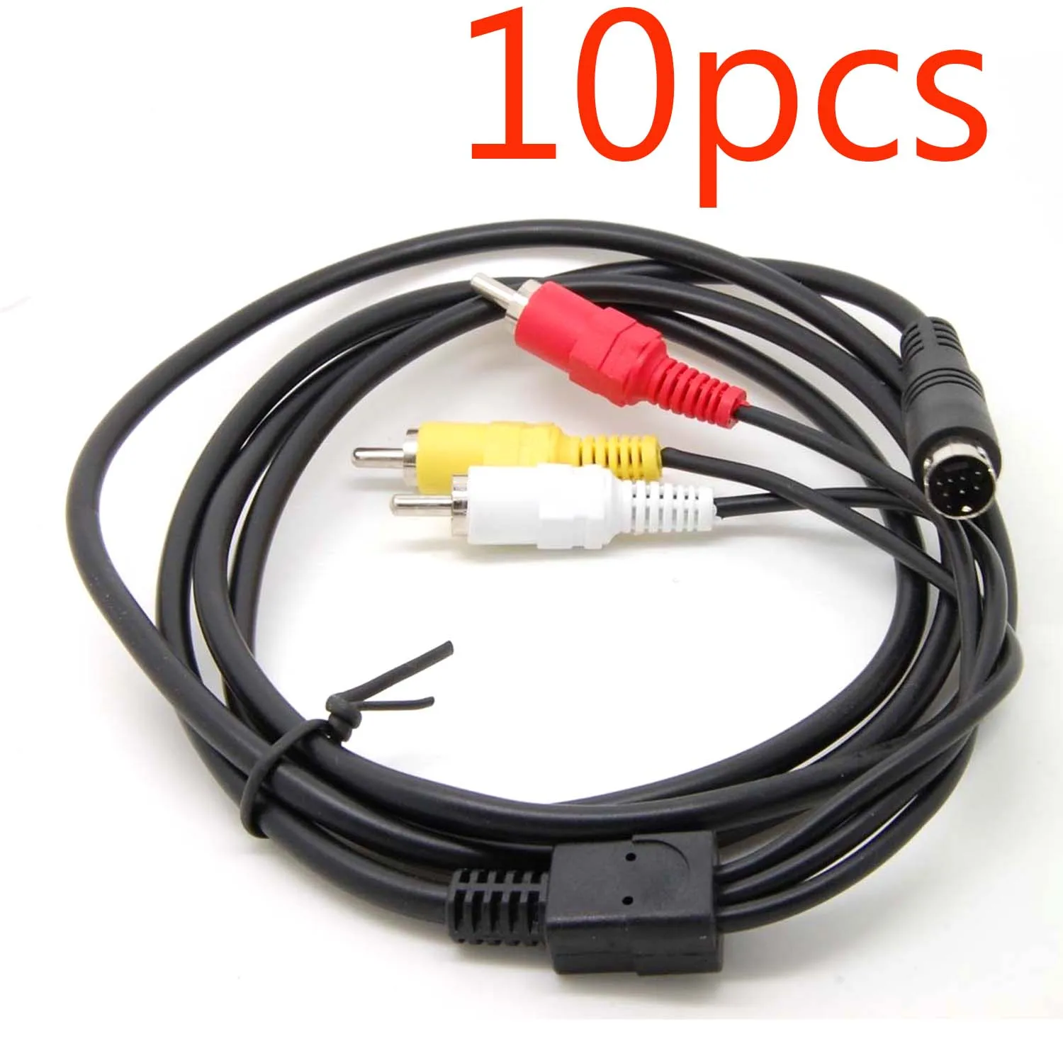10 قطعة 7Pin S-فيديو الذكور إلى 3 RCA مركب فيديو كابل AV للكمبيوتر محمول التلفزيون