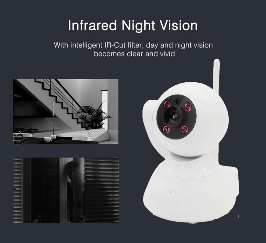 Wireless Video Surveillance Camara ip WiFi HD 720P Mini IP Camera Home Security CCTV Monitor Yoosee APP Email Alarm Baby Ipcam 
