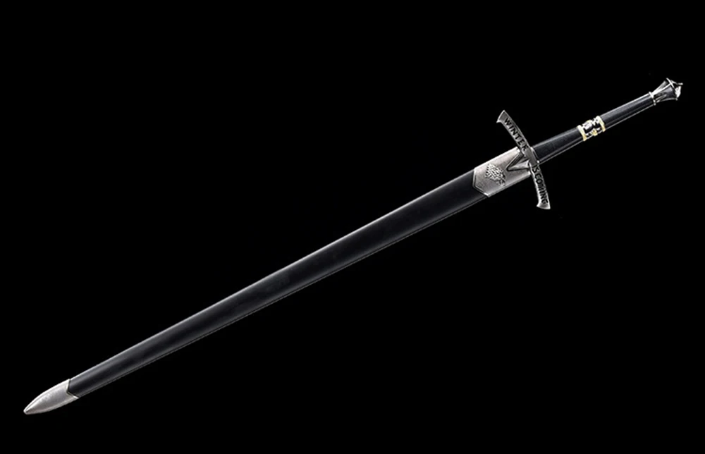 Game of Thrones Ned Eddard Stark Ice Sword Replica Sword Stainless Steel Blade Home Decor