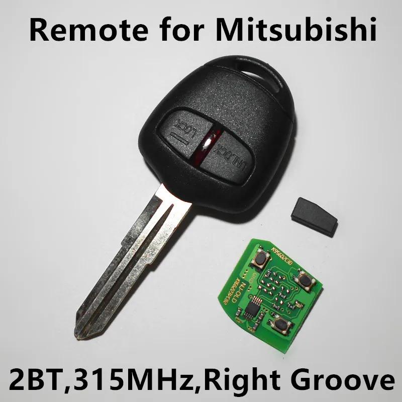 Prix pour À distance Clé 315 mhz avec Puce 2 boutons pour MITSUBISHI Pajero Outlander Lancer Shogun Grandis Montero Triton (lame droite rainure) Prix pour À distance Clé 315 mhz avec Puce 2 boutons pour MITSUBISHI Pajero Outlander Lancer Shogun Grandis Montero Triton (lame droite rainure)