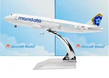 Indonesia Mandala Airlines Airbus 320 16cm model airplane kits child Birthday gift plane models toys Christmas gift kids toys