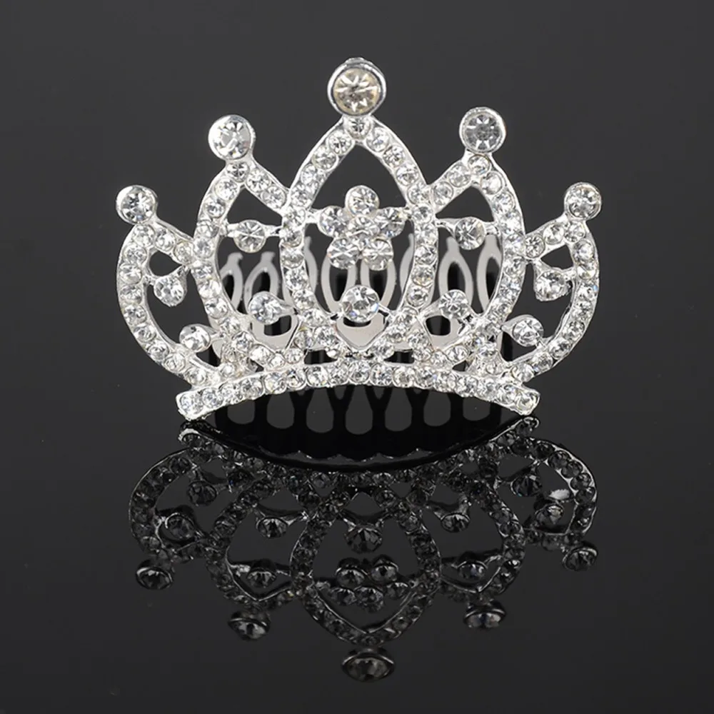 Bridal Wedding Rhinestone Crystal Tiara Crown Headband Hair Comb Prom