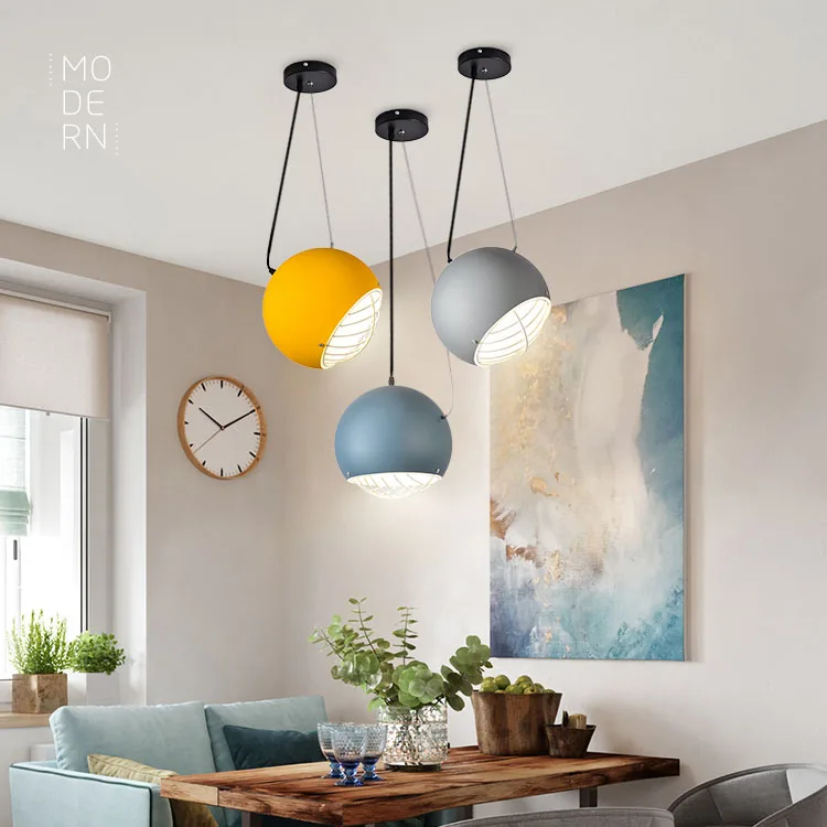 Modern Baseball Pendant Light Hanging Contemporary Pendant Lamp Creative Ball Pendant Lighting Fixture For Home Restaurant (7)