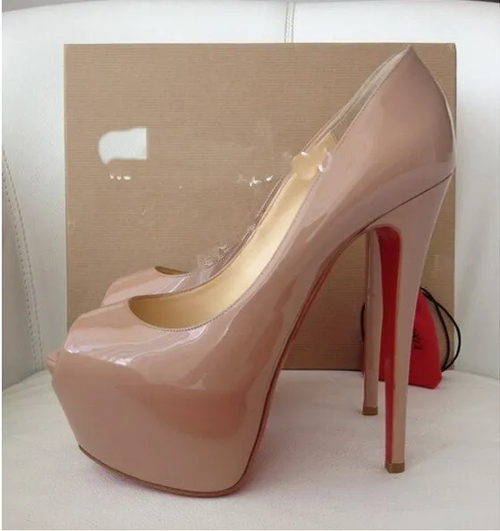 detailed look new concept sale online Red Bottom High Heels highness peep toe big Platform nude Pumps ... detailed look new concept sale online Red Bottom High Heels highness peep toe big Platform nude Pumps ...