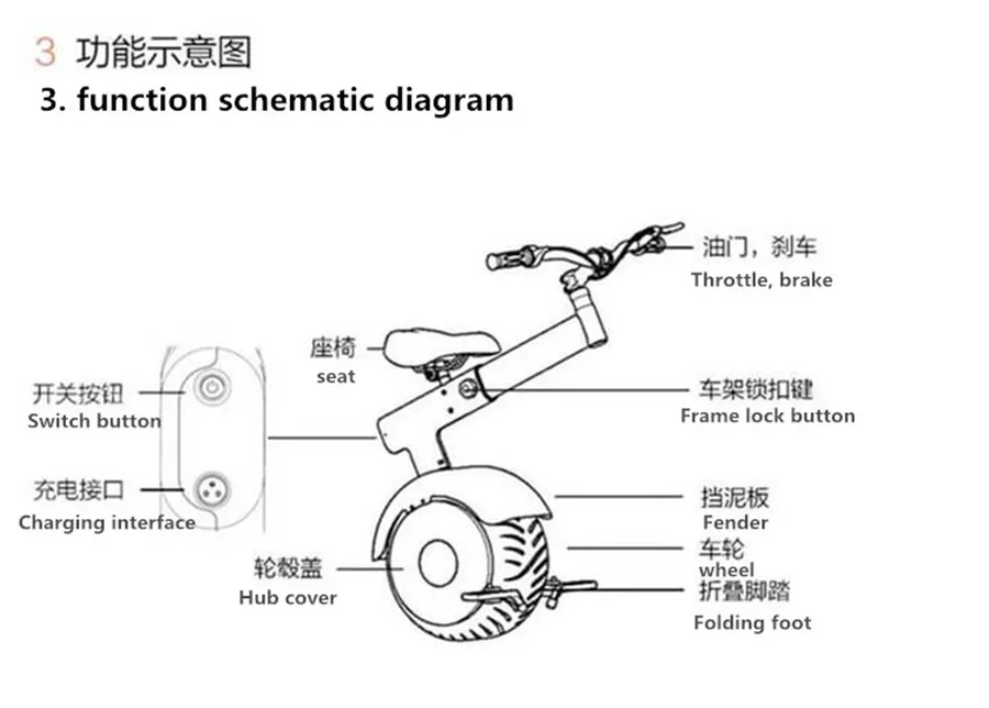 Top Jitter battery car electric single wheel balance car motorcycle adult single wheel balancing vehicle intelligent electric vehicl 17