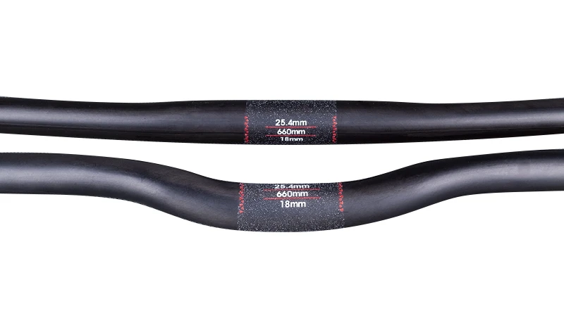Матовый черный полный UD углеродное волокно горного велосипеда, руль для велосипеда, MTB Запчасти 25,4*580/600/620/640/660/680/700 мм