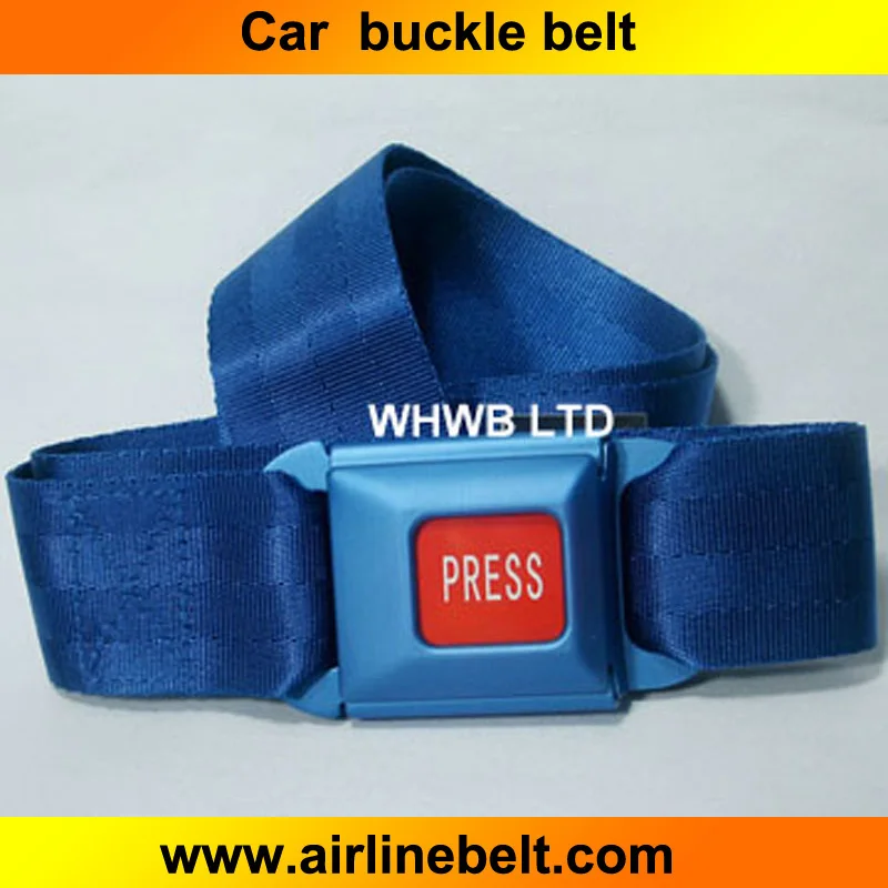colorful aluminum alloy car seatbelt buckle belt men's fashion