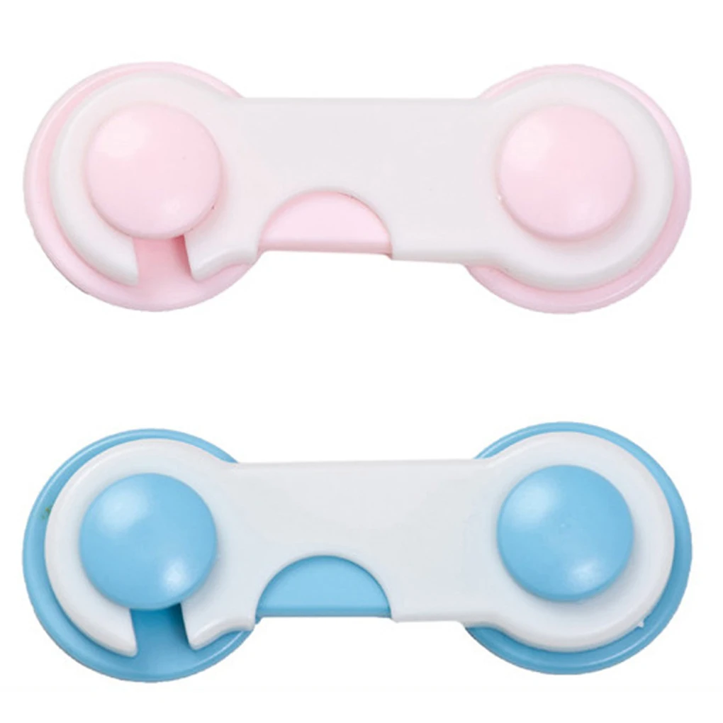 العلامة التجارية الجديدة 2 قطعة/المجموعة الطفل الطفل درج خزانة باب خزانة ملابس قفل حماية اللون عشوائي