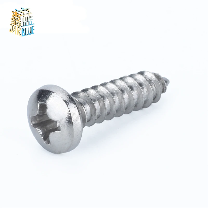 

200PCS Micro Phillips Self-Tapping Screws Miniature Yuan Head Tapping Electronic Small Screws M2 *5