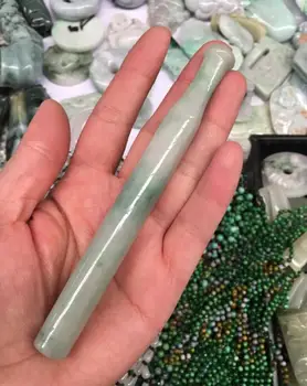 

free shipping long 100% natural Emerald jade Smoking Cigarette holder
