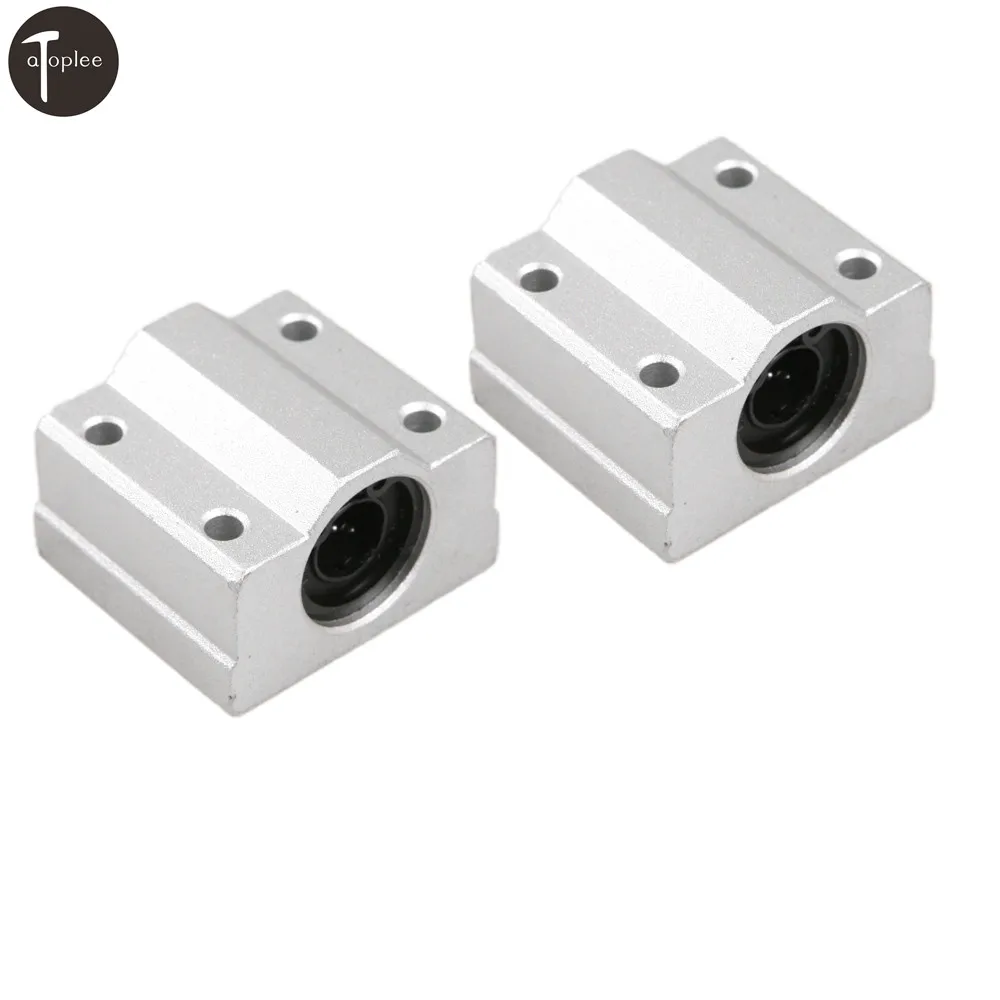 20 Pcs 10 mm SC10UU Router Motion Solide Unit Block Bearing SC Series CNC Block