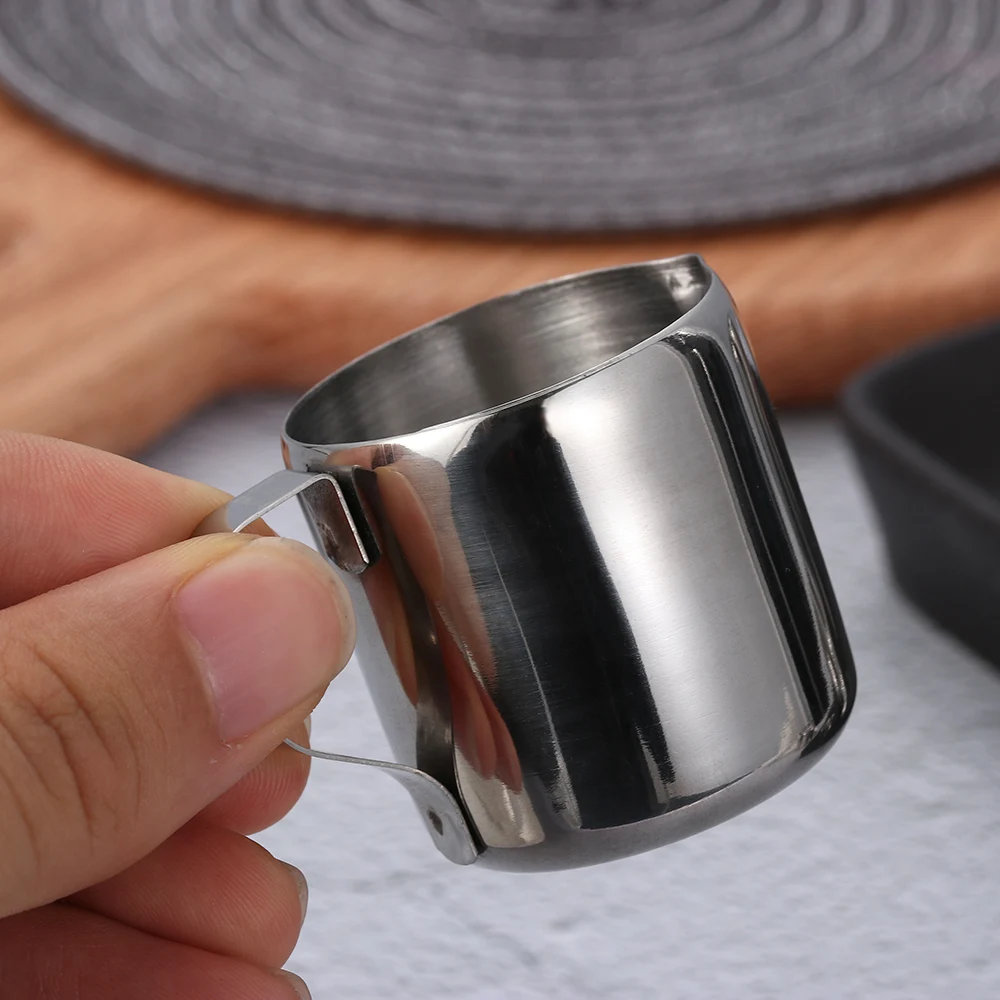 Stainless Steel Milk Frothing Jug Coffee Cream Milk Pitcher Cup Coffee Latte Art Spout Pitcher 1/2/3/5/10oz Kitchen Accessories