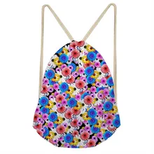 Бесшумная дизайнерская цветная Милая сумка со стягивающим шнурком и напечатанным текстом, женский рюкзак, Детский рюкзак для девочек-подростков, Cinch Mochila Escolar