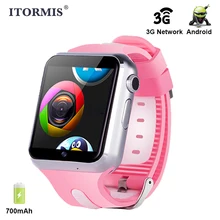 ITORMIS Android Bluetooth Смарт часы Поддержка Wi-Fi 3g WhatsApp Facebook сети SIM TF карты телефон смарт часы для мужчин женщин детей