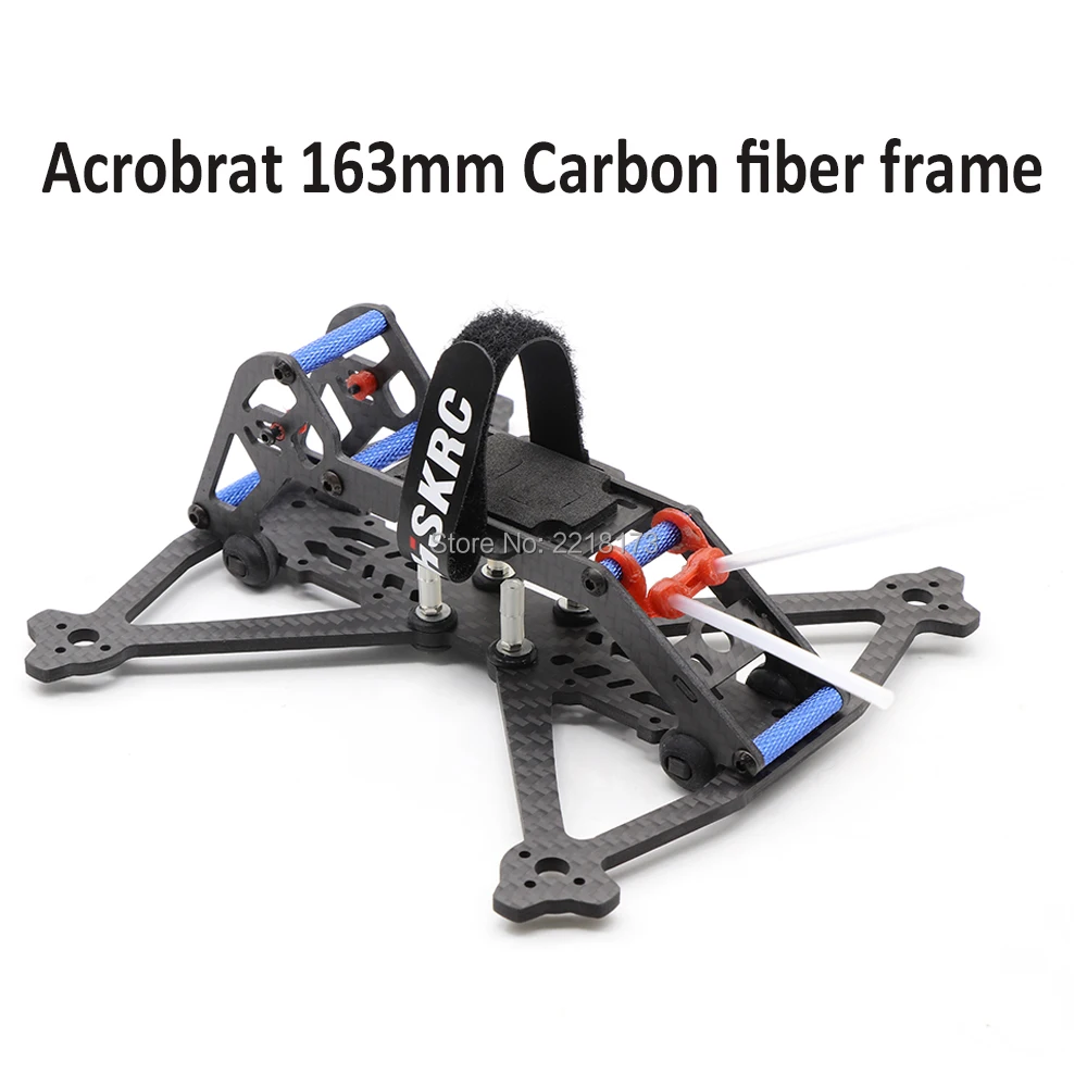 

HSKRC Acrobrat 163 163mm 3 inch Mini quadcopter frame kit support 3 inch propeller with 3mm bottom plate