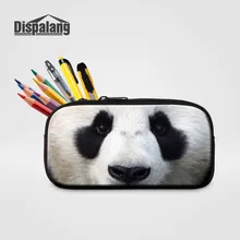 Милый животный детский пенал для карандашей панда женская косметичка большой карандаш чехол косметичка на молнии Творческие Школьные принадлежности