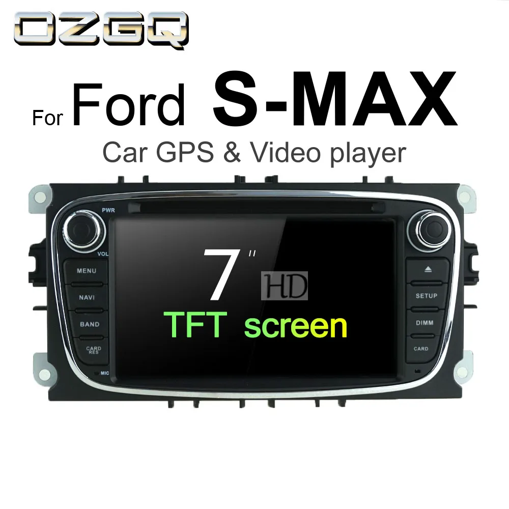 OZGQ Android 7 1 автомобильный dvd плеер для Ford Galaxy/SMAX/S MAX 2006 2015 авто GPS навигация Bluetooth
