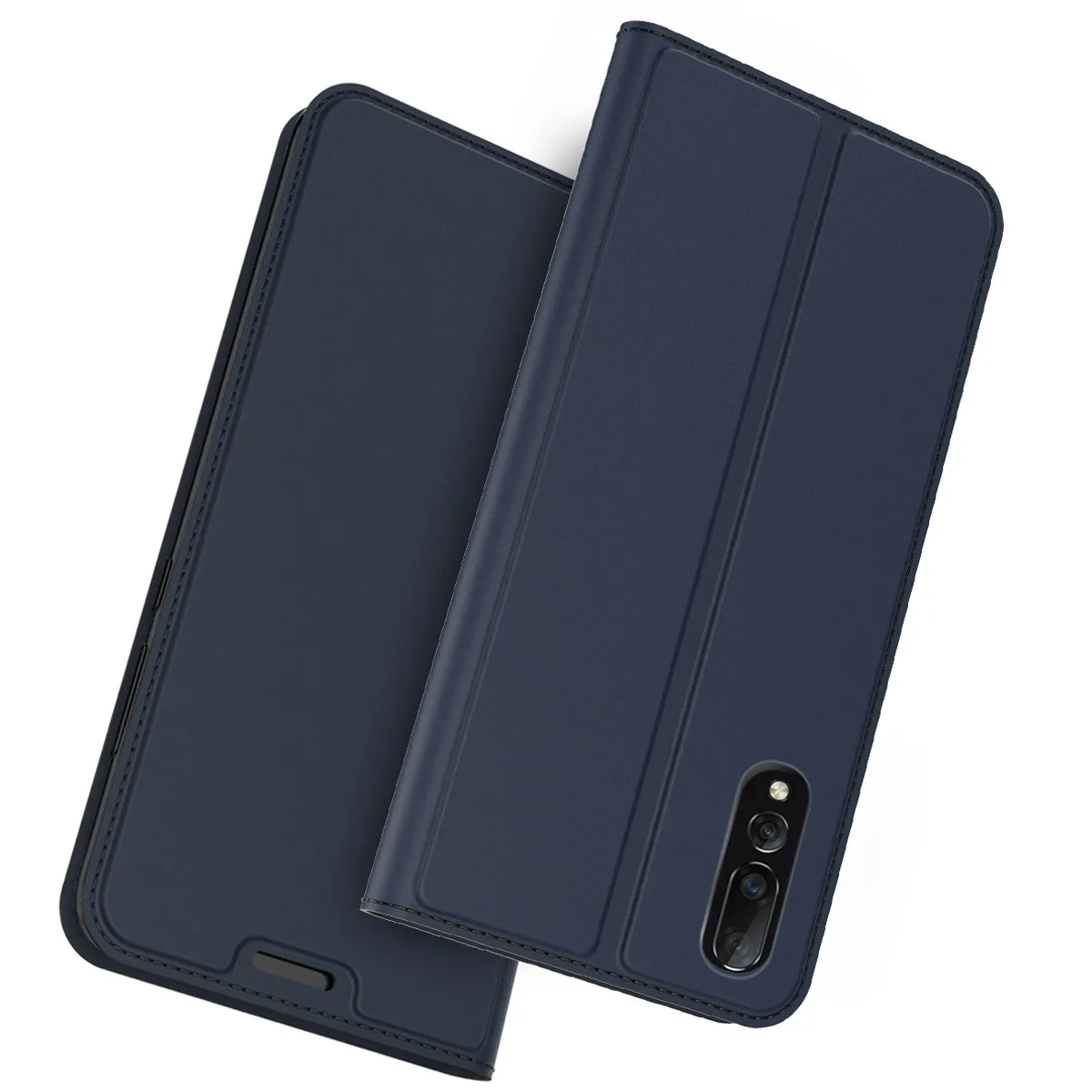 

For Sharp Aquos R3 Case PU Leather Flip Stand Magnetic Wallet Cover For Sharp Aquos R2 SH-03K/R SH-03J Case Card Holder