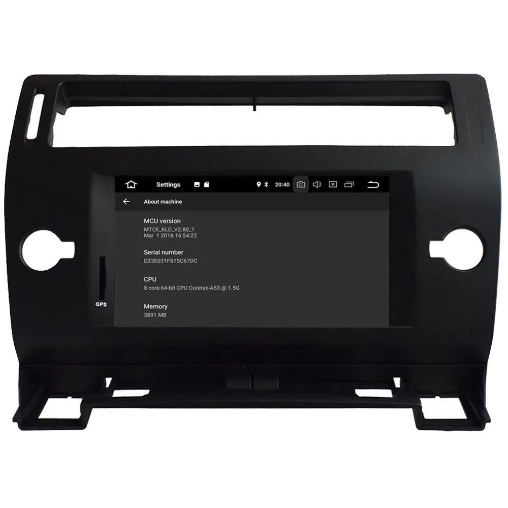 Perfect KLYDE 7" 4GB RAM 32GB ROM Octa Core PX5 Android 8.0 7.1 BT Car DVD Multimedia Player GPS For Citroen C4 Quatre Triumph 2004-2012 1
