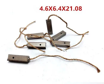 

Electric Car Vehicle Generator Motor Carbon Brush(Size:4.6*6.4*21.08mm )